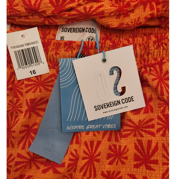 NWT Sovereign Code Boy's Shorts Vacation Surfer Style Vacation Cruise 16 - Picture 6 of 6